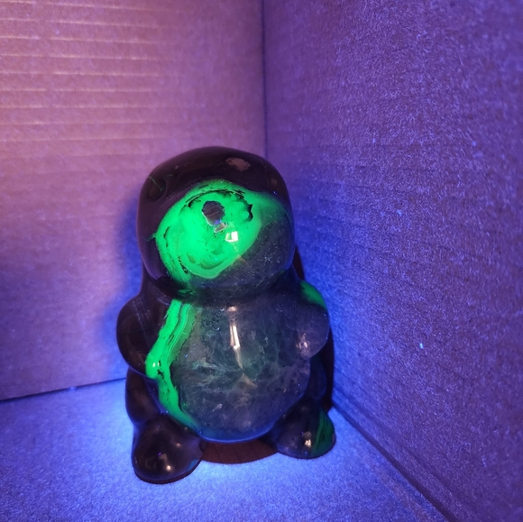 Captivating Volcano Agate Dragon Figure - Unique Art - Picture 2 of 3